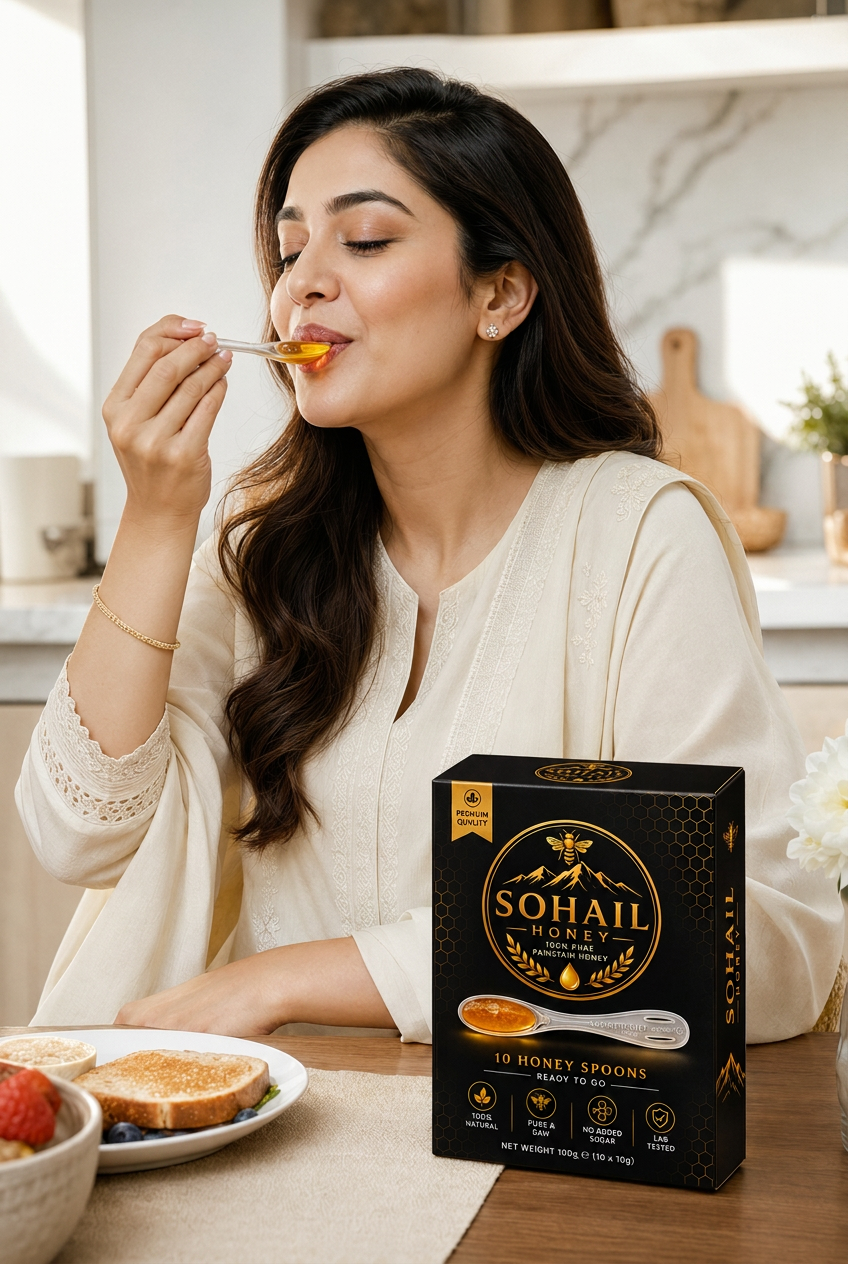Sohail Honey spoons and premium packaging