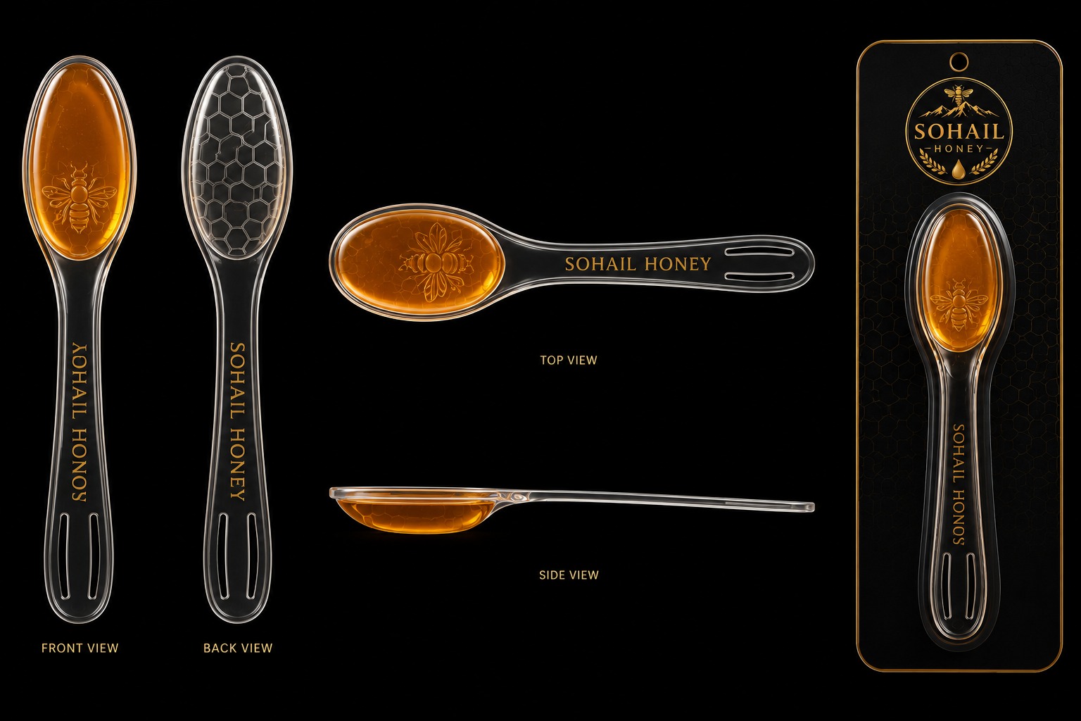 Sohail Honey spoon views
